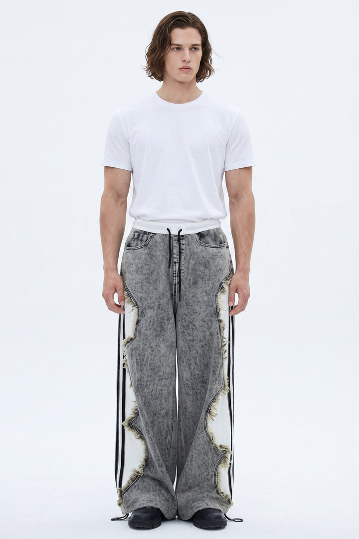 Cutout Denim Pants  na2619