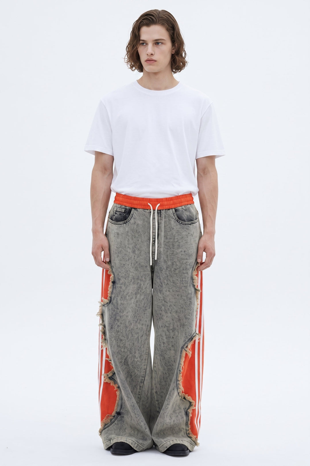 Cutout Denim Pants  na2619