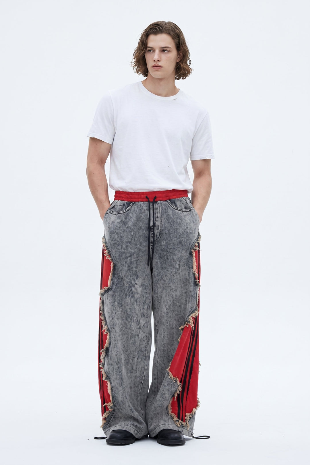 Cutout Denim Pants  na2619
