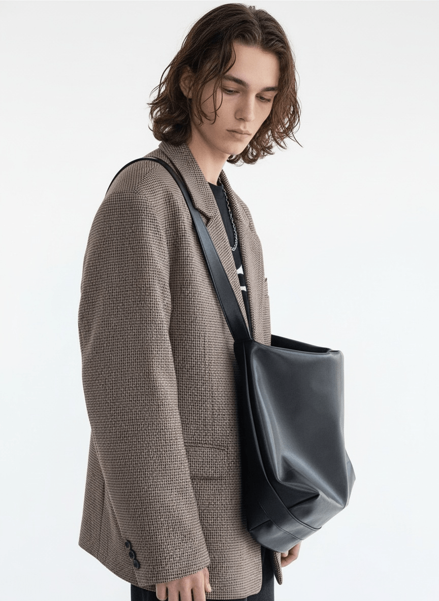 Korean street leather shoulder bag na864