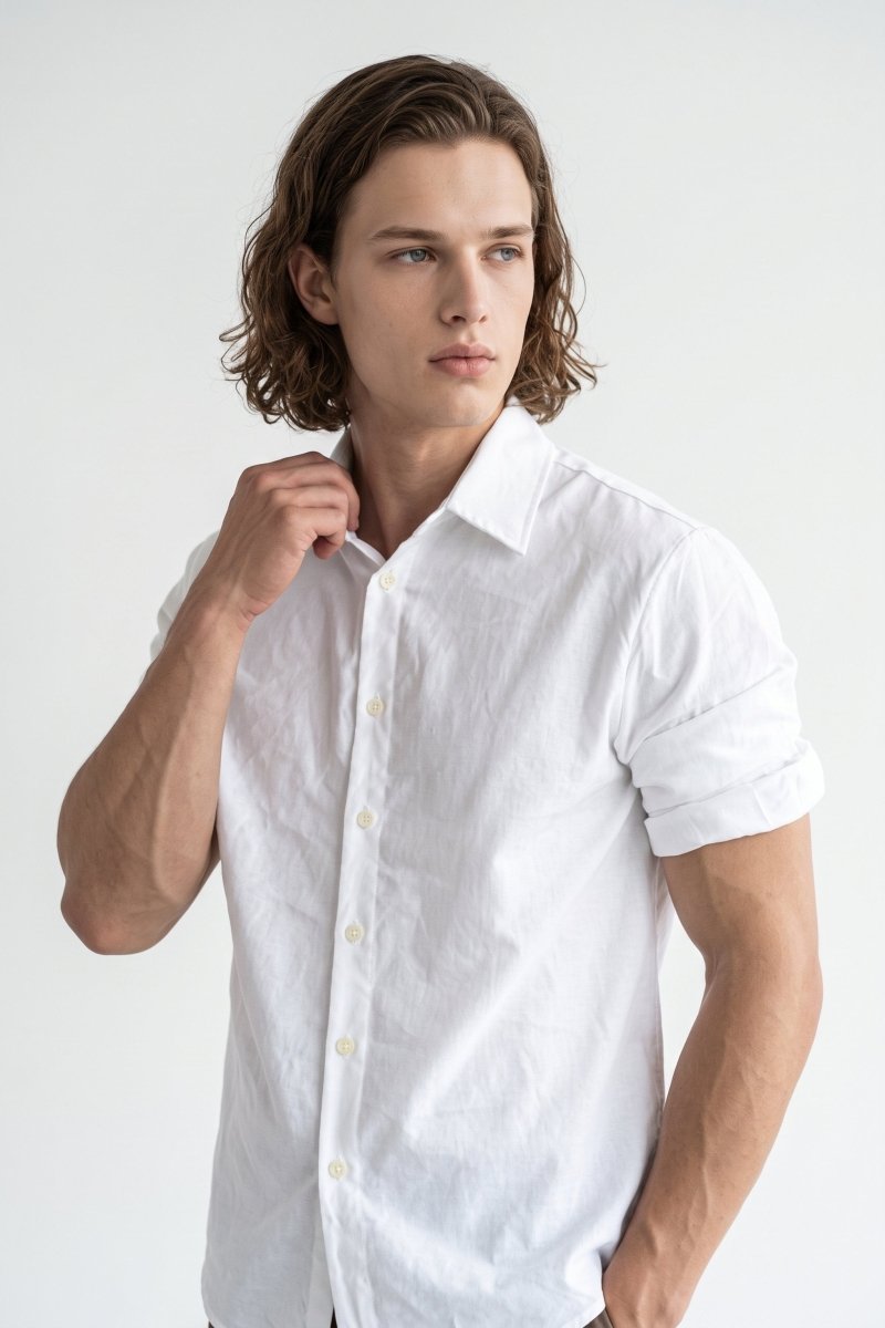 Brown Button Shirt  na2699