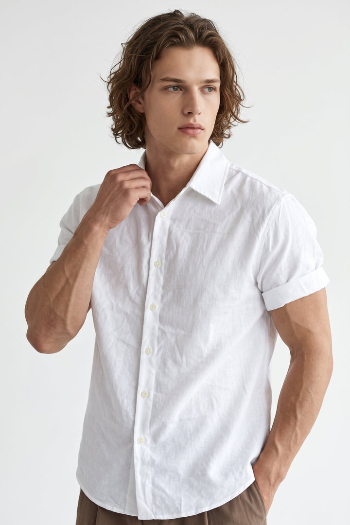 Brown Button Shirt na2699