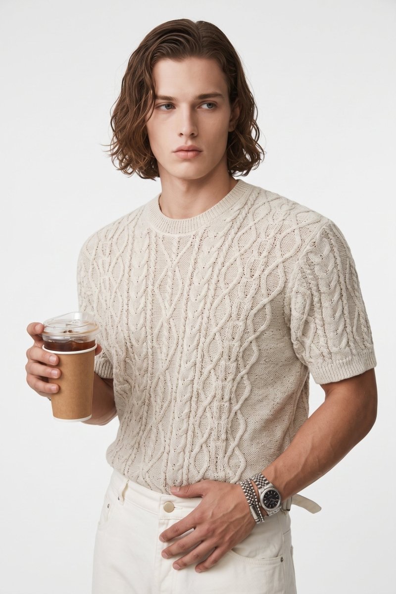 Cable Knit Top  na2693