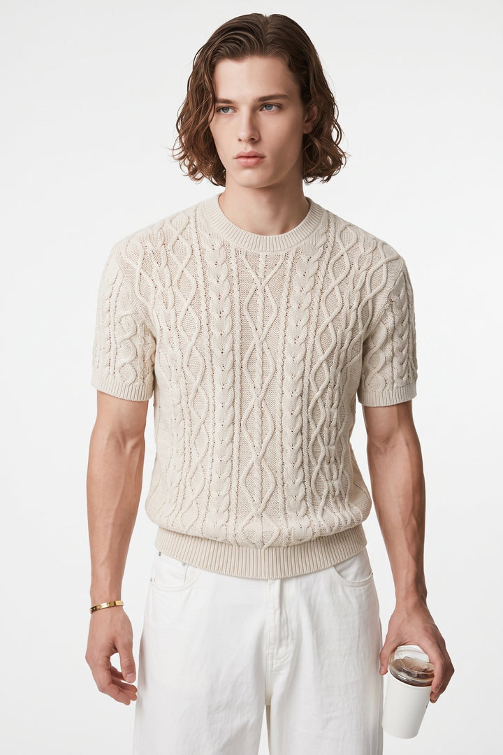 Cable Knit Top  na2693