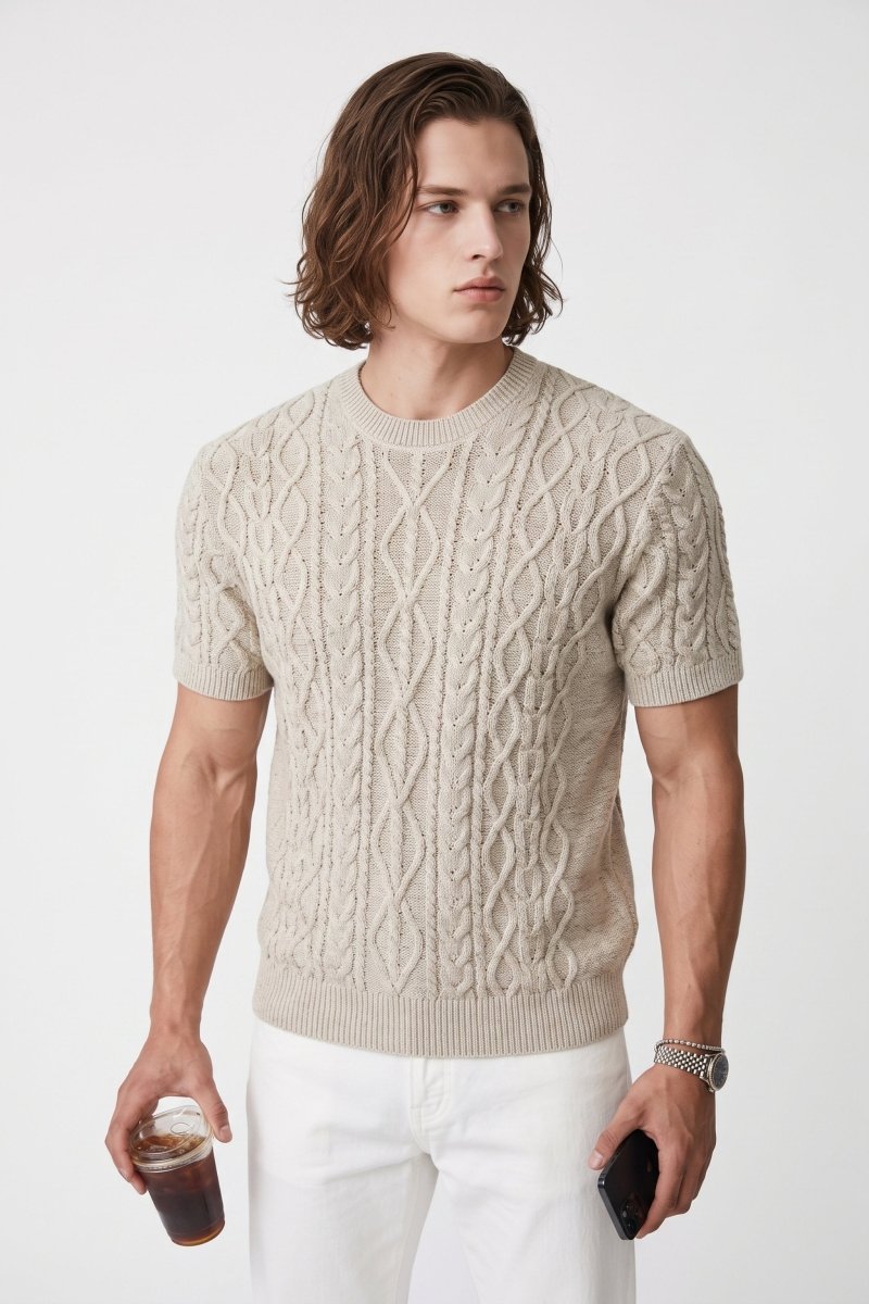 Cable Knit Top  na2693