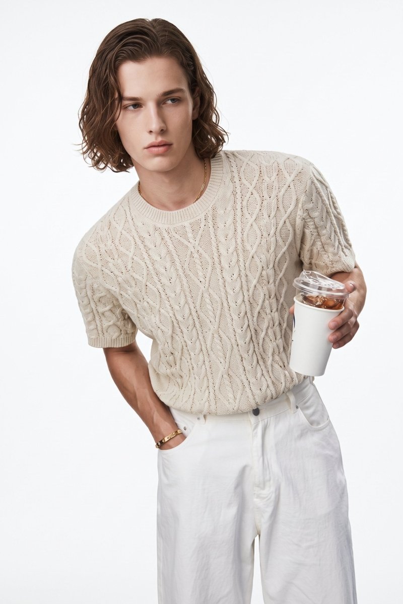Cable Knit Top  na2693