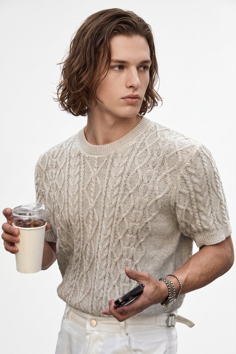 Cable Knit Top  na2693