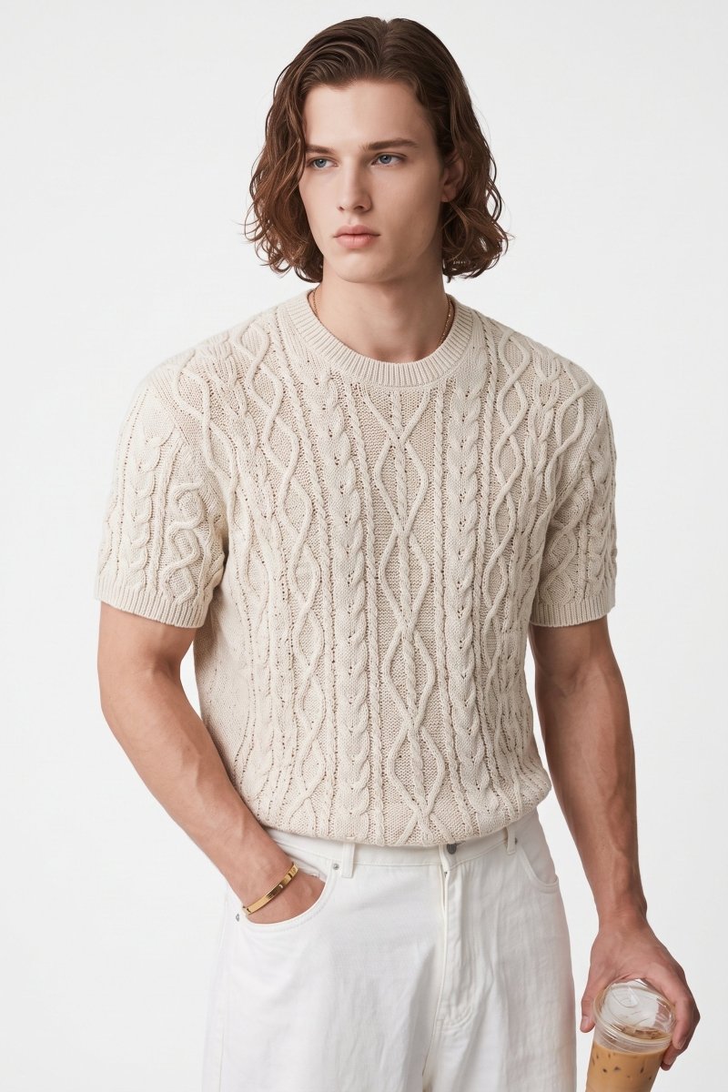 Cable Knit Top  na2693