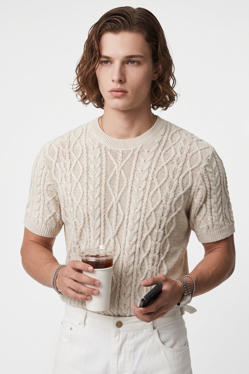 Cable Knit Top  na2693
