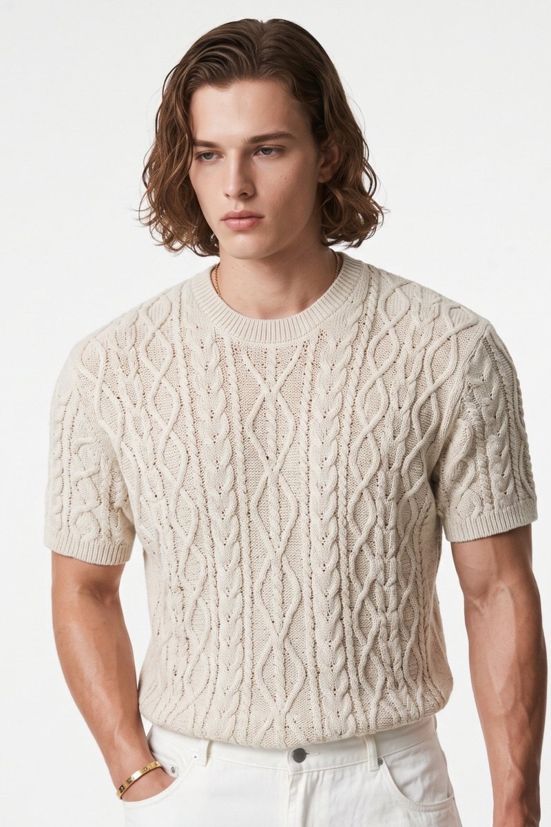 Cable Knit Top  na2693