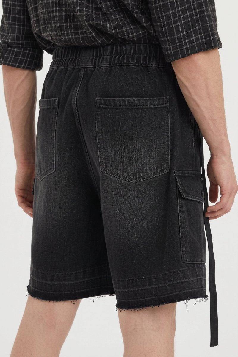 Ripped Denim Shorts na2517