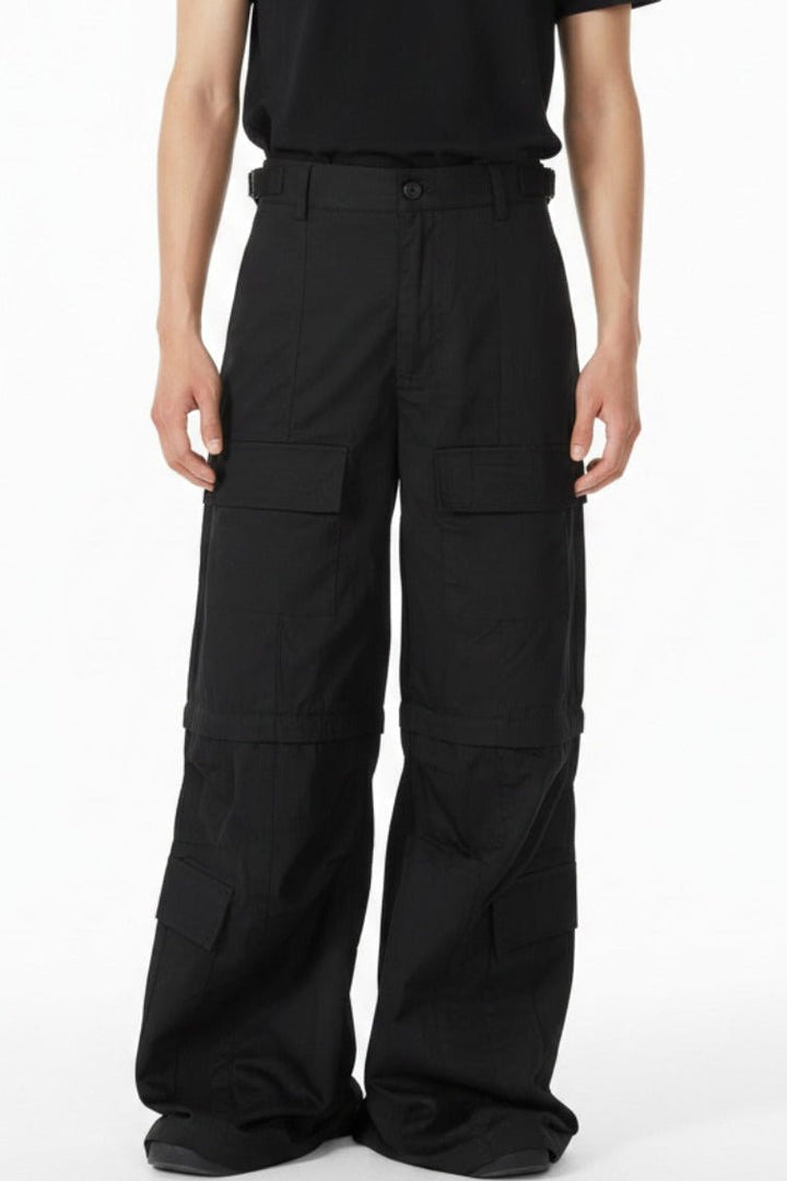 Black Cargo Pants  na2518