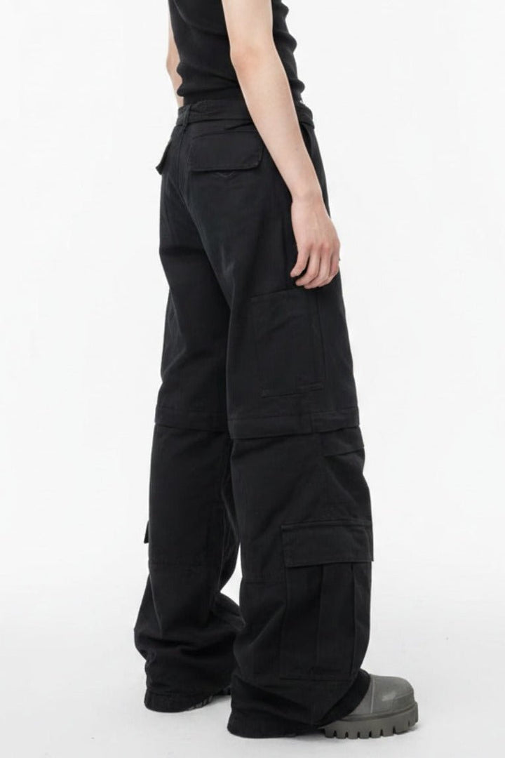 Black Cargo Pants  na2518