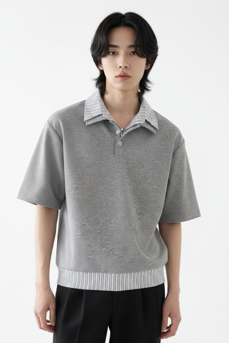 Grey Polo Shirt  na2521