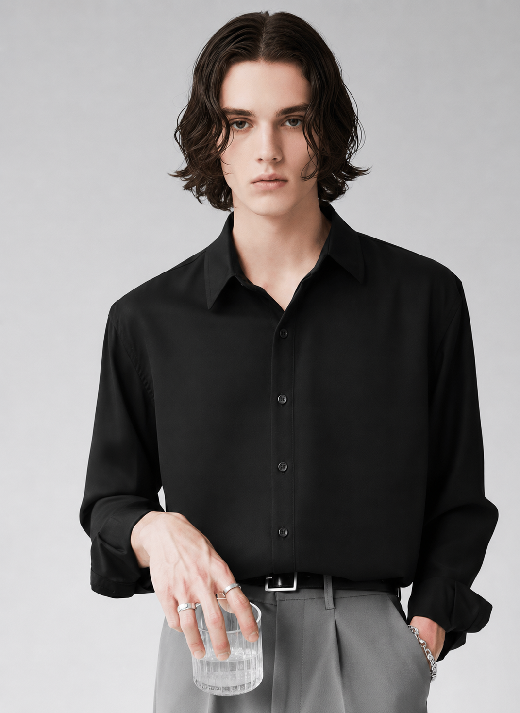 [HOHO] Simple Design Shirt NA120