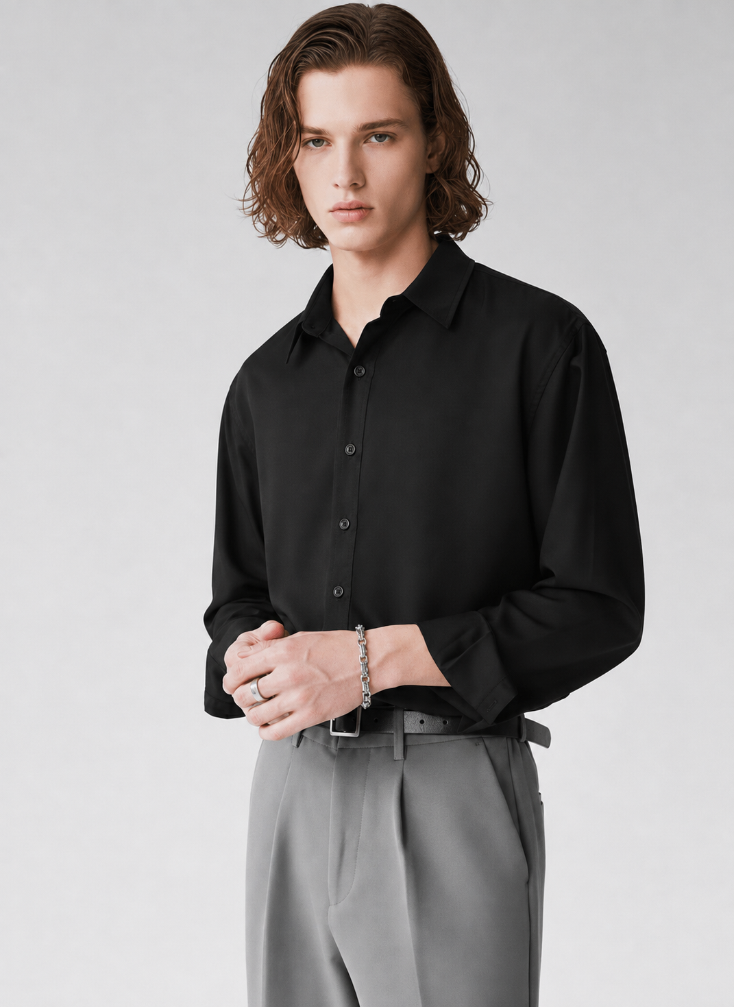 [HOHO] Simple Design Shirt NA120