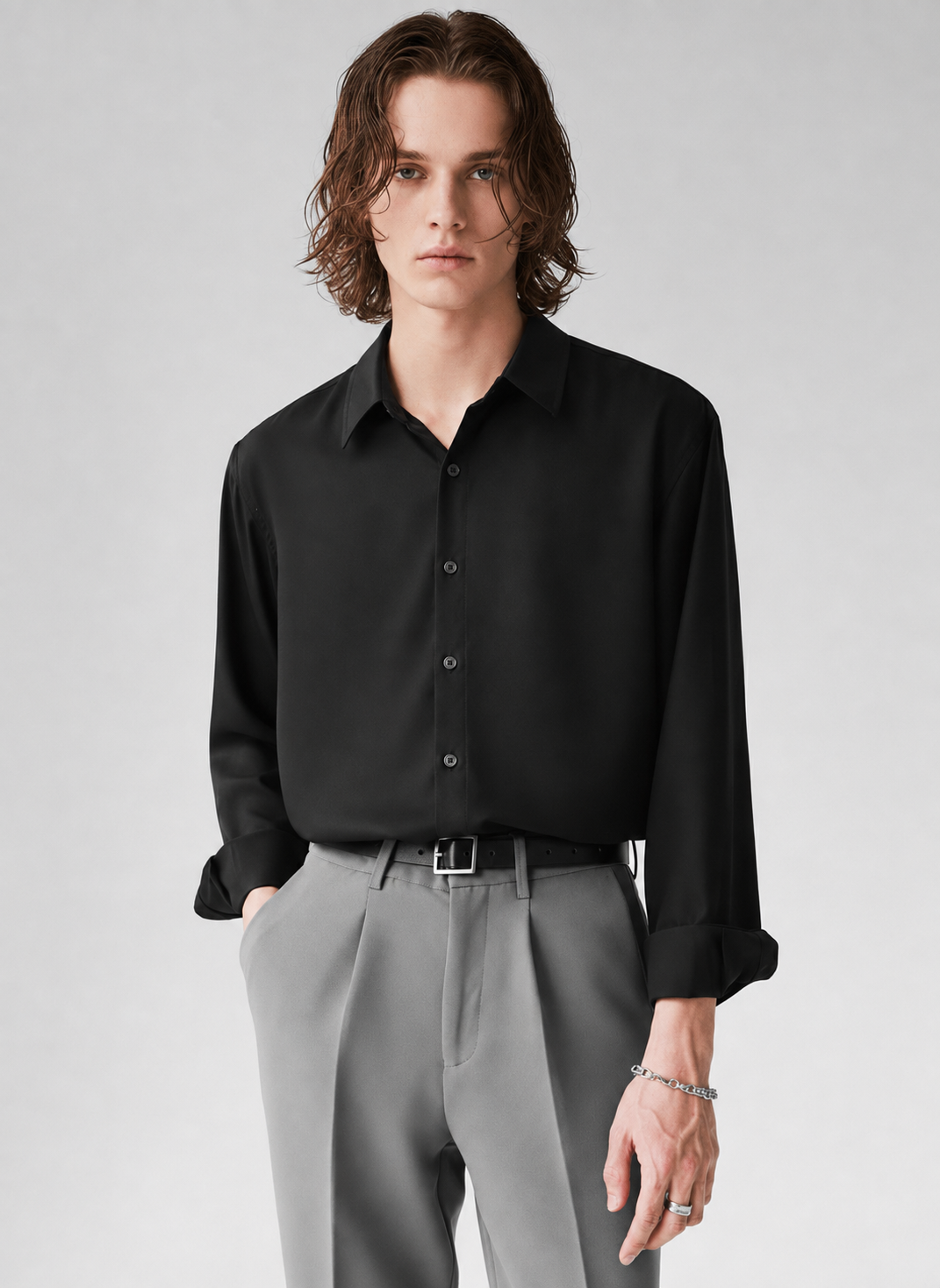 [HOHO] Simple Design Shirt NA120