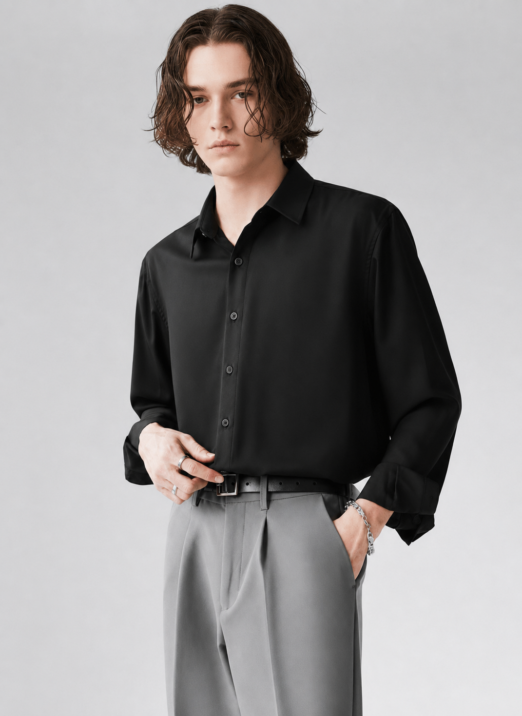 [HOHO] Simple Design Shirt NA120