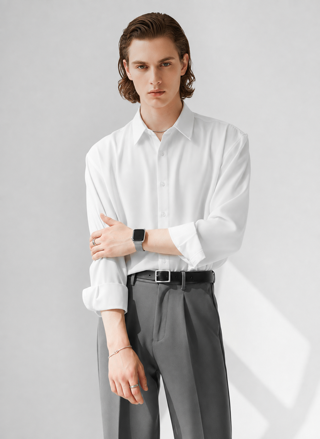 [HOHO] Simple Design Shirt NA120