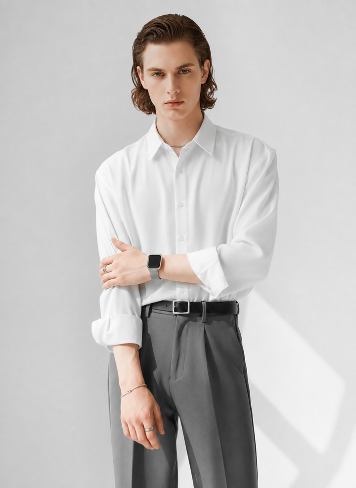 [HOHO] Simple Design Shirt NA120