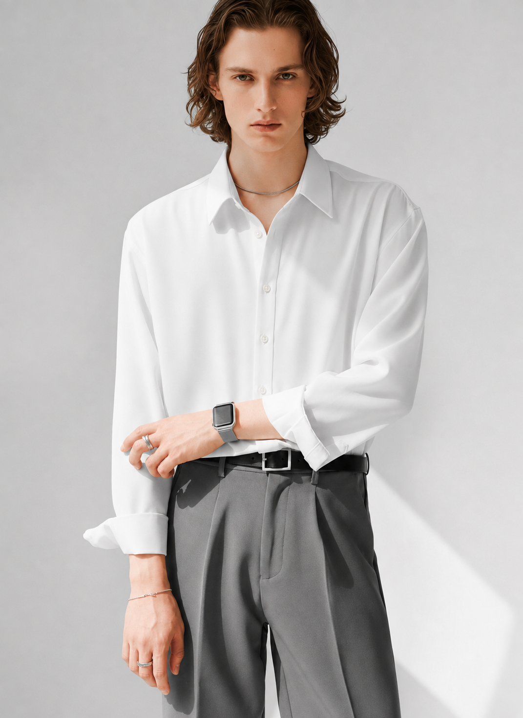 [HOHO] Simple Design Shirt NA120