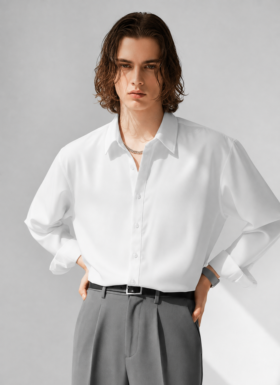 [HOHO] Simple Design Shirt NA120