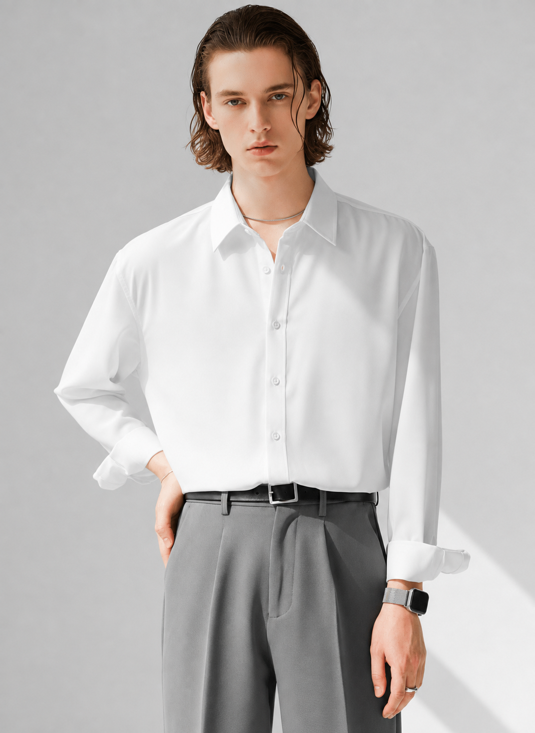 [HOHO] Simple Design Shirt NA120