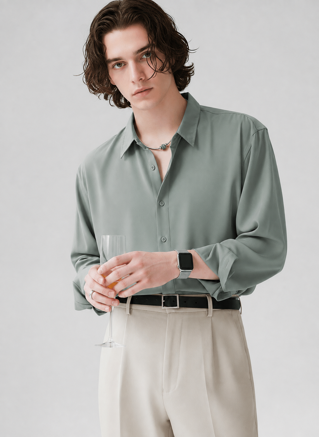 [HOHO] Simple Design Shirt NA120
