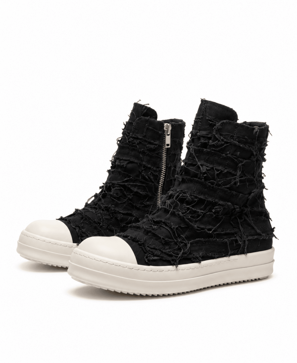Distressed High-Top Sneakers na2945