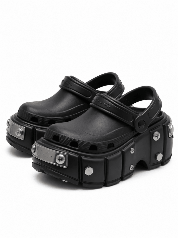 Zuecos chunky con plataforma na3137
