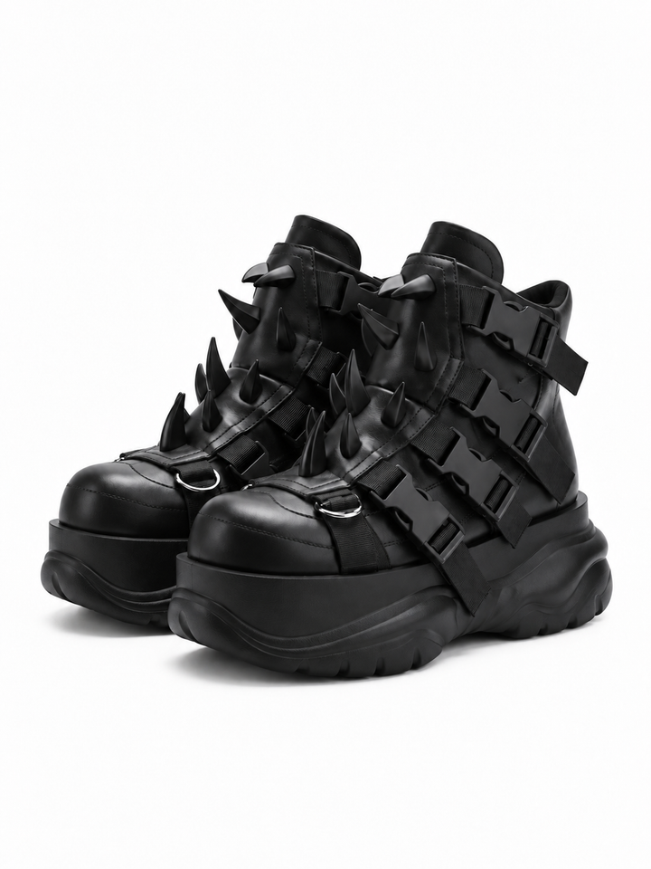 Spiked Platform Sneakers na3173
