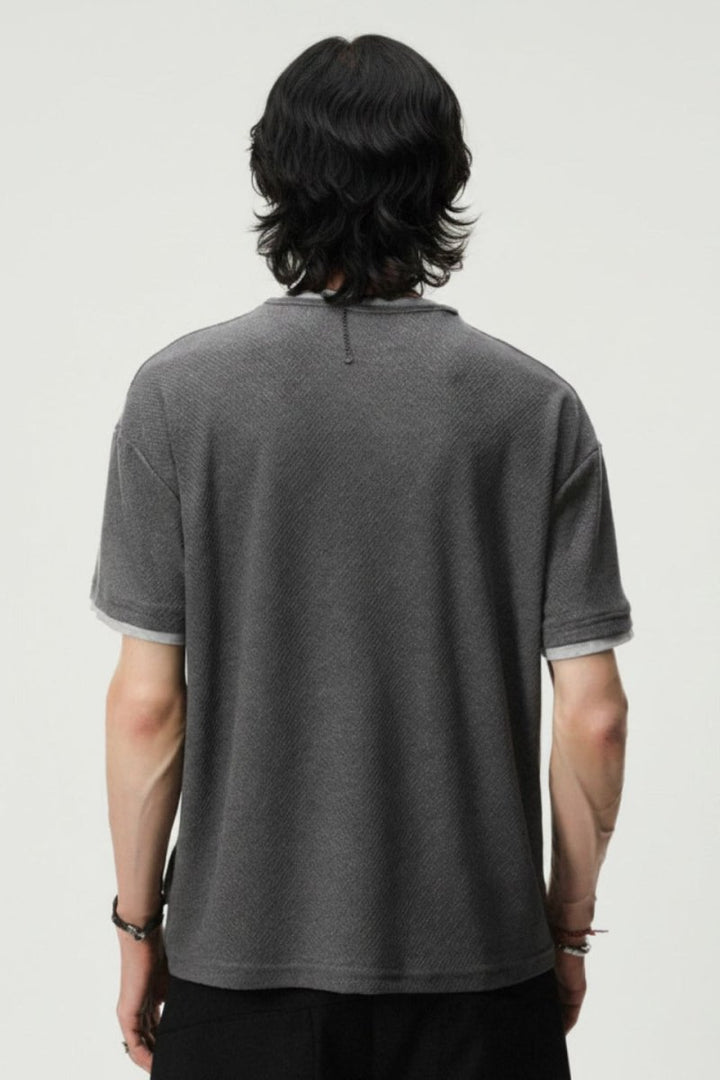 Textured T-shirt  na2533