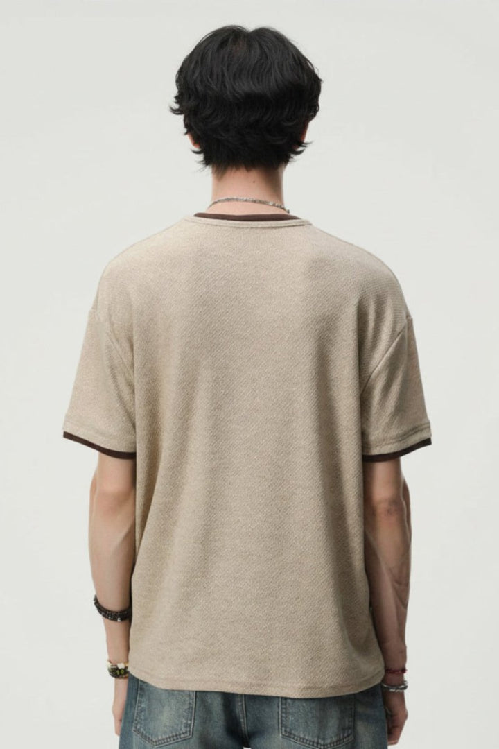 Textured T-shirt  na2533