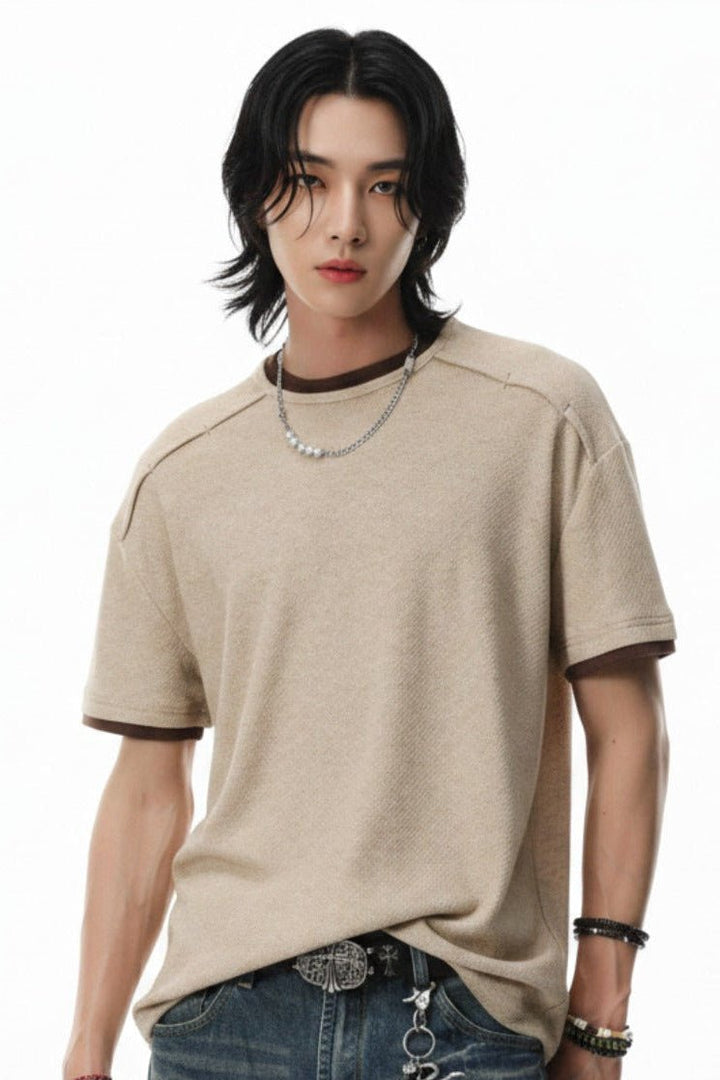 Textured T-shirt  na2533