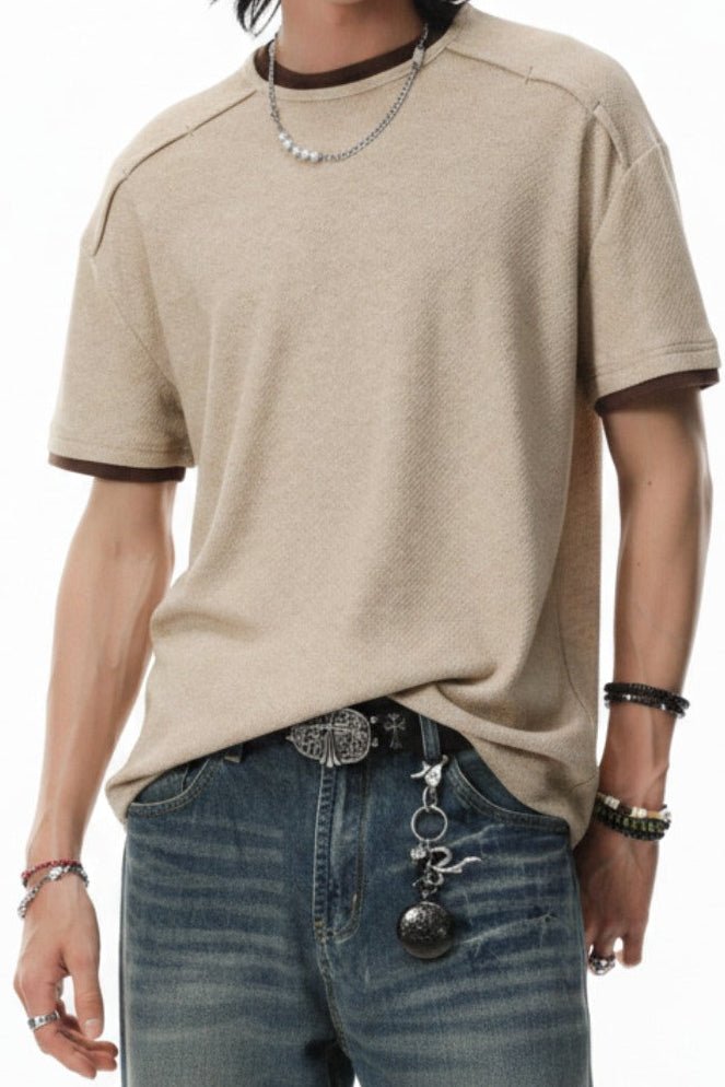 Textured T-shirt  na2533