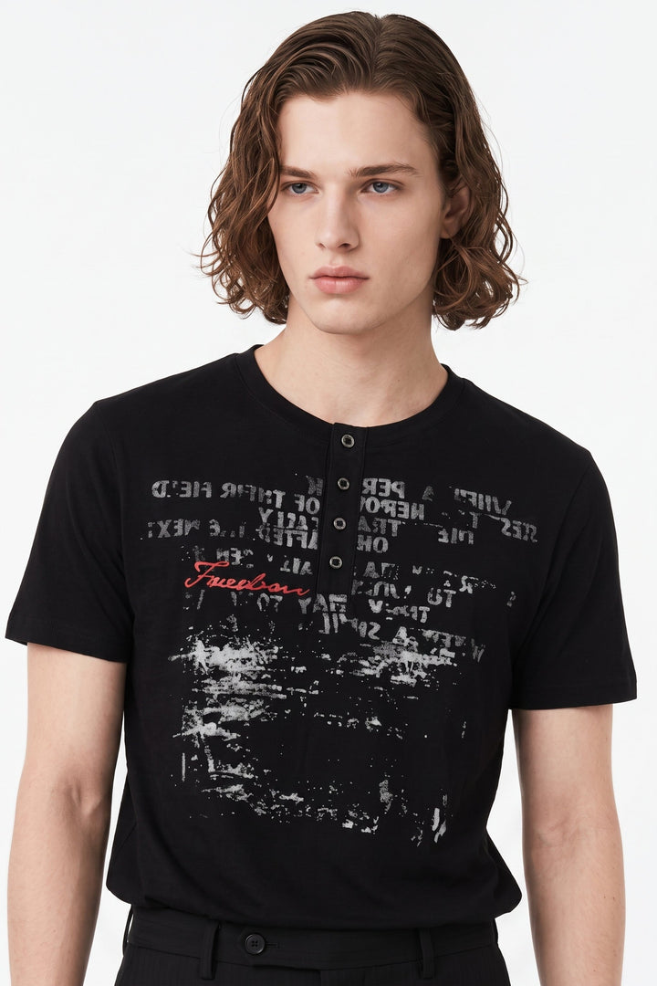 Henley T-shirt  na2560