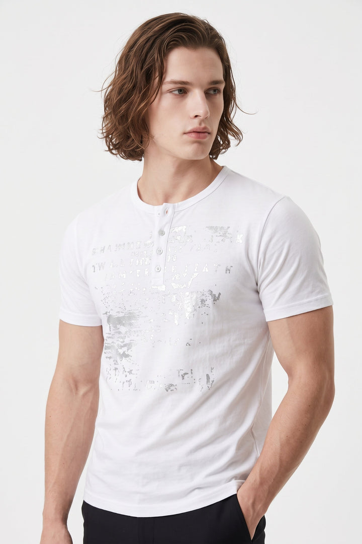 Henley T-shirt  na2560
