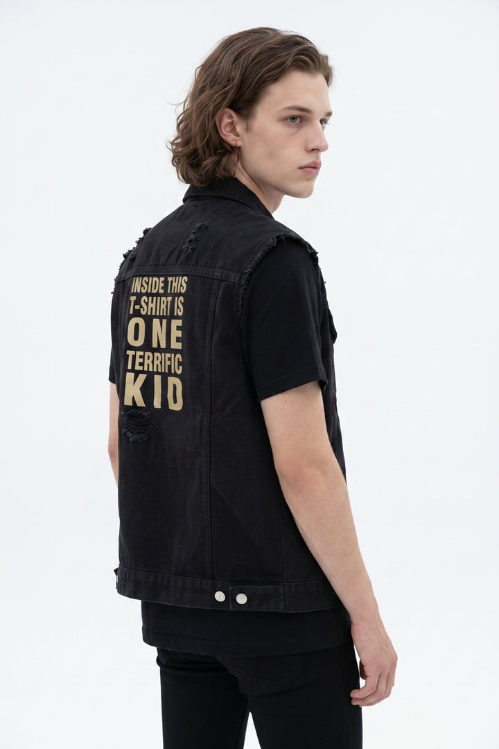 Denim Vest  na2618