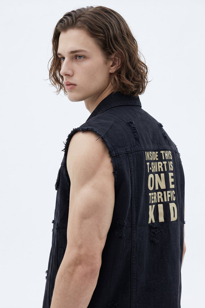 Denim Vest  na2618