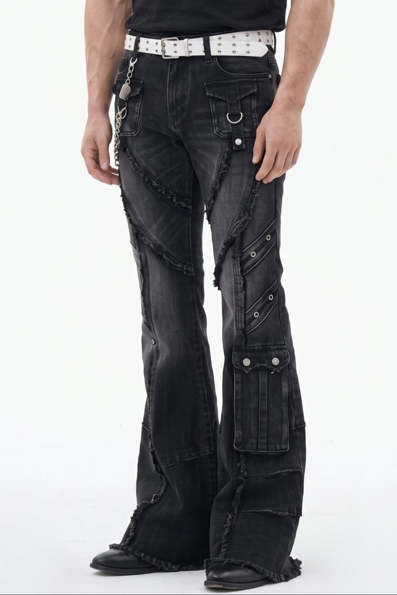 Distressed Baggy Jeans na2592