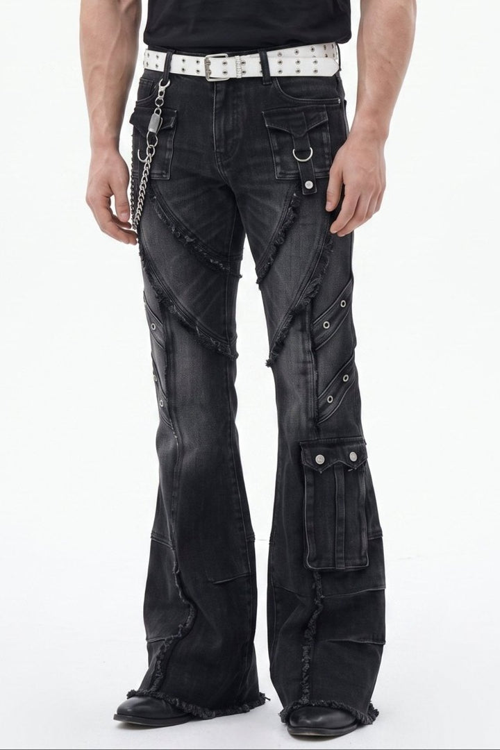 Distressed Baggy Jeans na2592