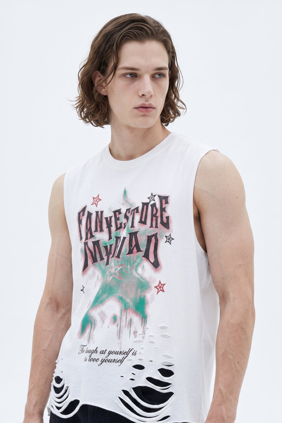 Sleeveless T-shirt  na2616