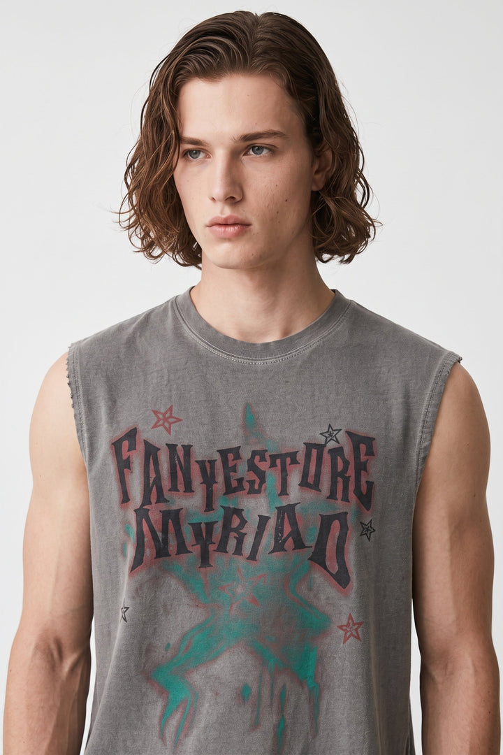 Sleeveless T-shirt  na2616