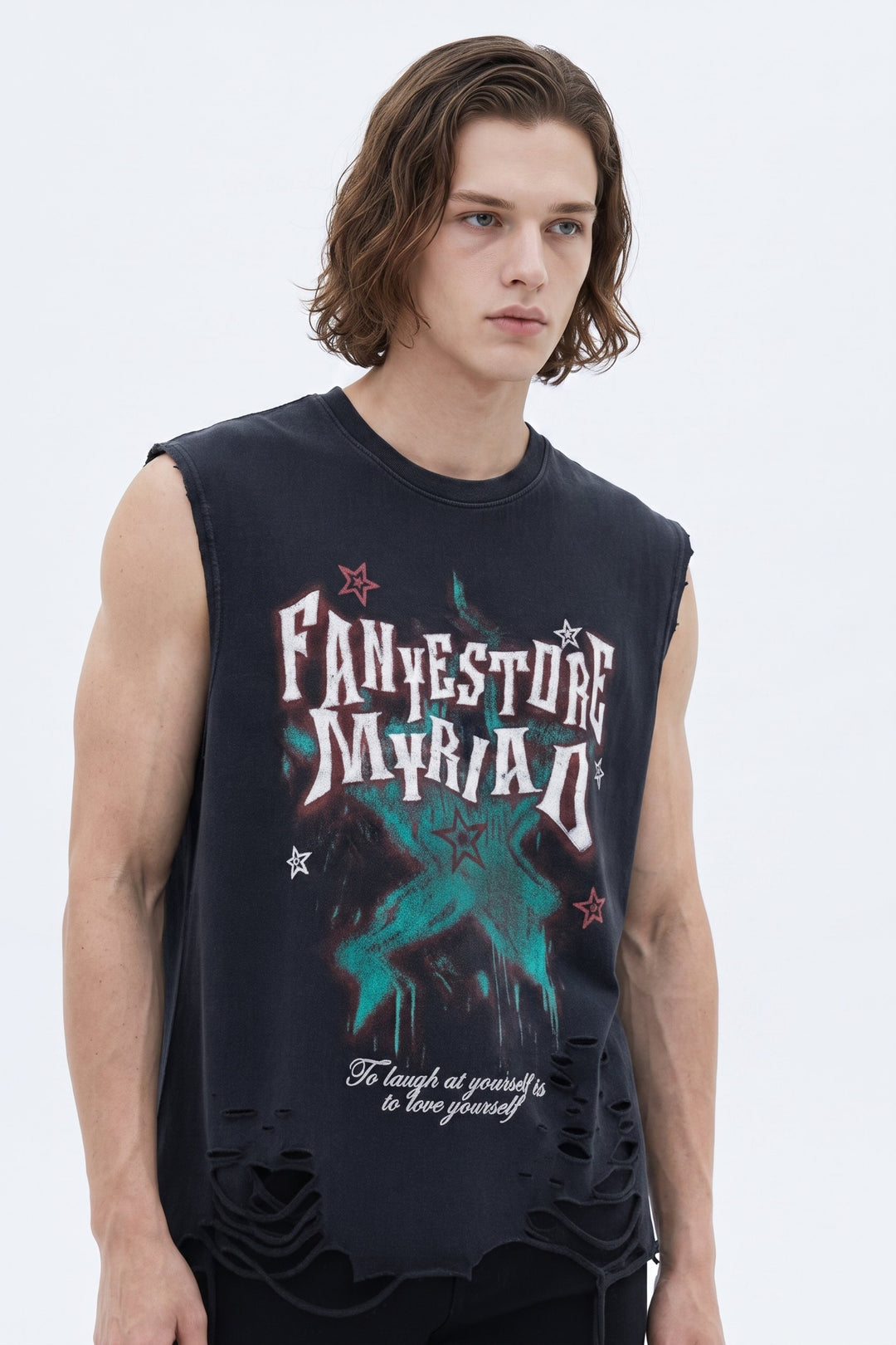 Sleeveless T-shirt  na2616