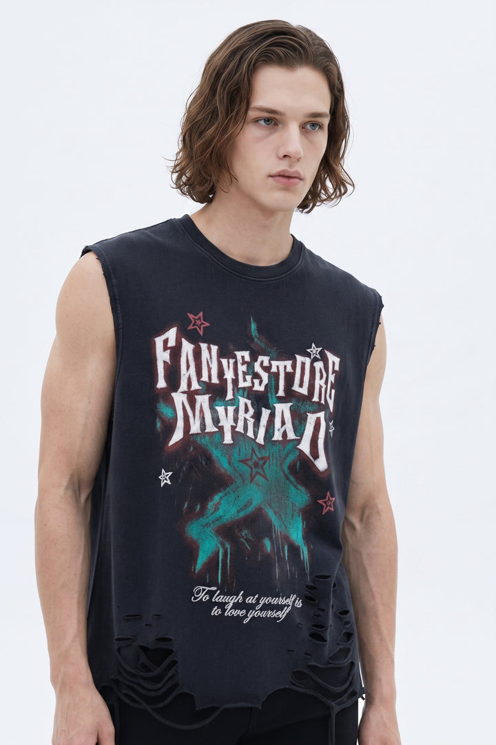 Sleeveless T-shirt  na2616