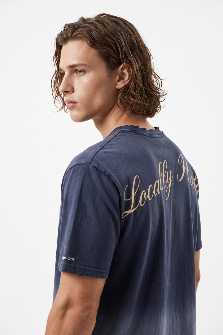 Distressed T-shirt  na2696
