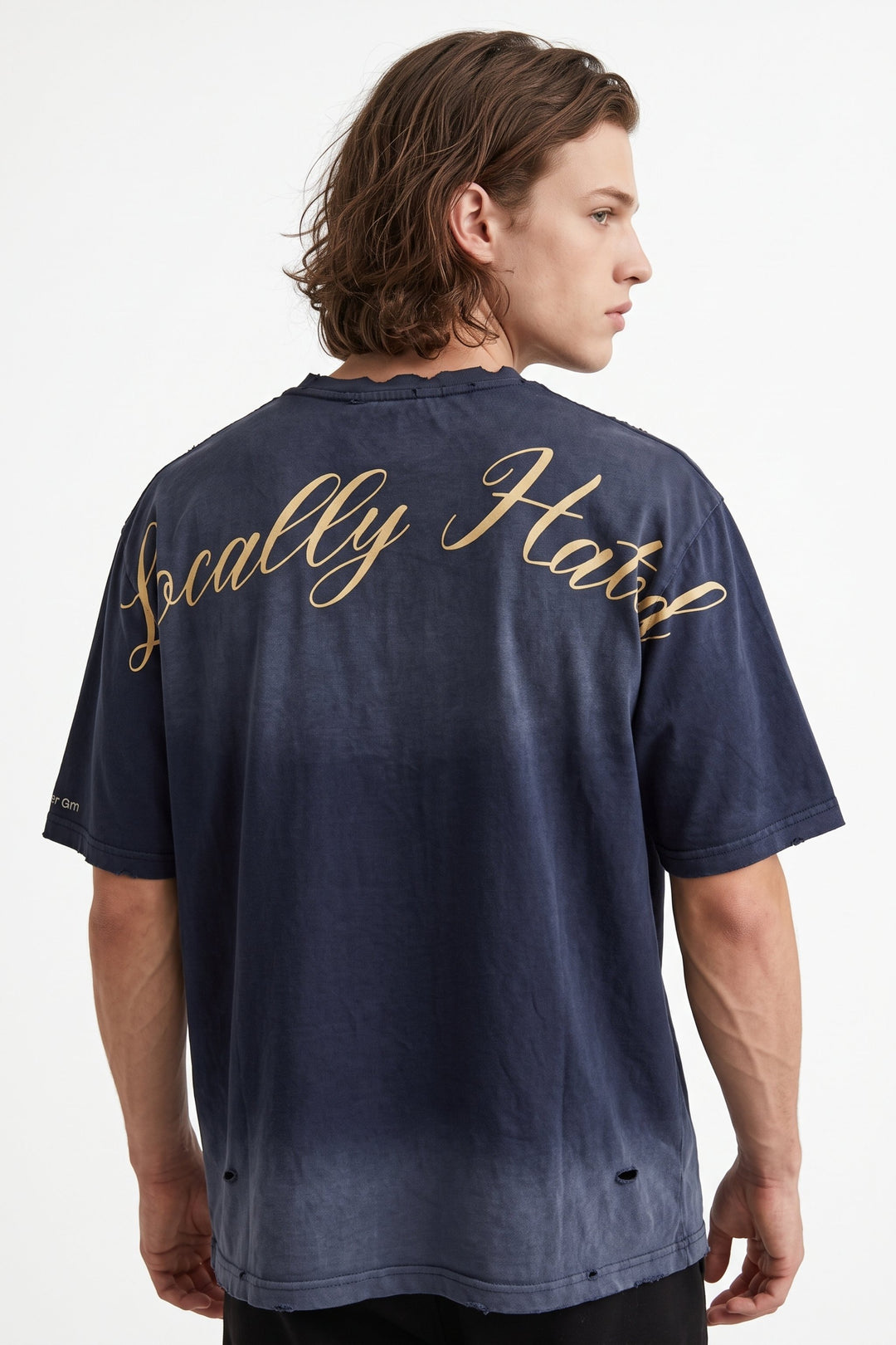 Distressed T-shirt  na2696