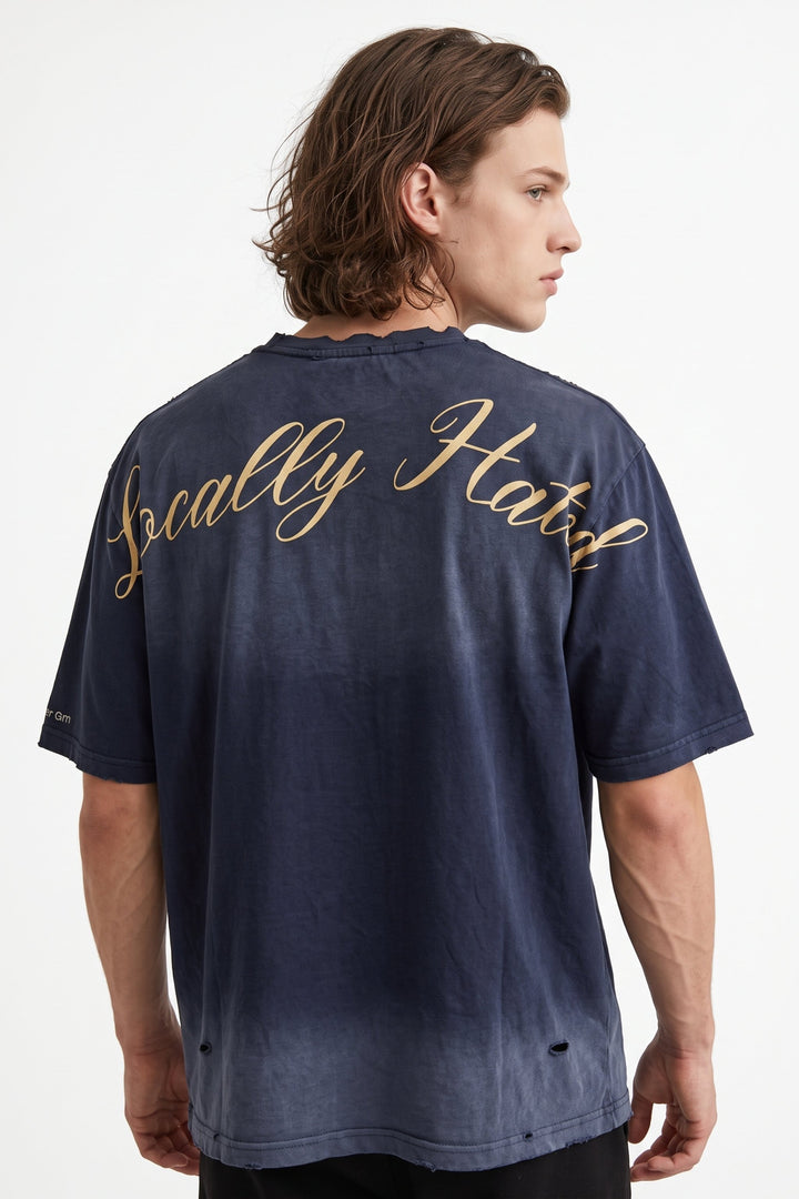Distressed T-shirt  na2696