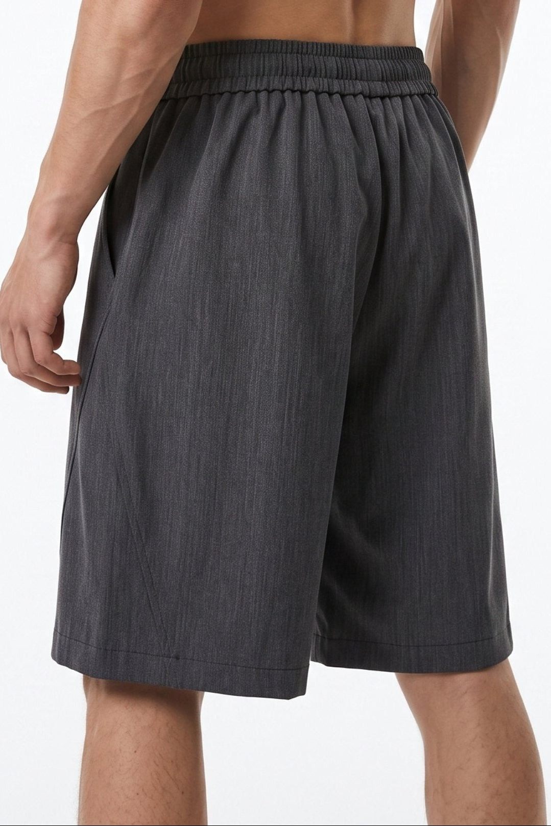 Drawstring Wide Shorts na2707