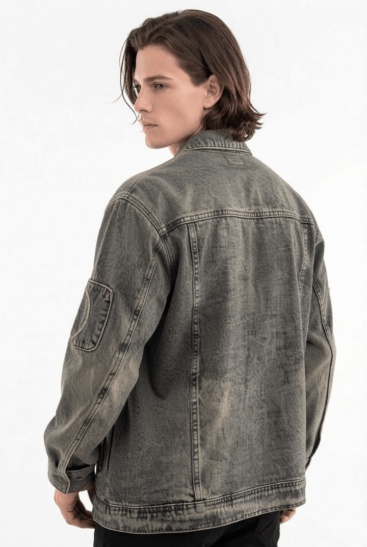 Washed Denim Jacket  na2712